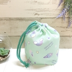 コップ袋（ユニコーン）　巾着袋　ミニ巾着袋