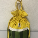 体操服・お着替え袋☆スイカ柄イエローSサイズ