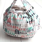 『Colon●巾着bag 』(大)■北欧テイスト／cottage(ナチュラル) 