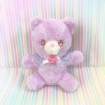 パープルくまちゃん♡  Mサイズ　ピンク　ぬいぐるみ