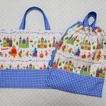 ＜ch***さまご依頼品＞レッスンバッグ＆着替え袋サイズダウンお直し