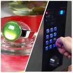 ※コロナ対策※ボタンを押すためのリング（丸グリーン）