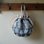ミナペルホネン  巾着バッグ 
