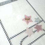 ♡new♡受注生産♡ランドセルカバー☆デニムリメイク☆星ピンク