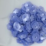 スパンコール 8mm 約300枚(約5g) ネモフィラ 花カップ マット 青紫 (SFC08MBPHYNM)