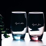 【Xmas＆年末年始5％offセール】【 ラッピング無料 】名入れ ペアグラス 350ml ギフト
