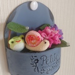 梅雨飾り かたつむりとカエル🐌🐸