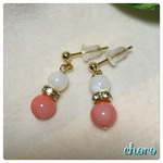 子育て守り☆ピアス(ノーマル&ピンク)