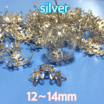 リーフ型 ビーズキャップ 12mm～14mm 座金 花座 シルバー