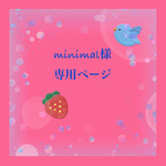 minimal様専用ページ・イチゴミニポーチ
