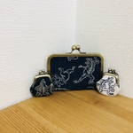 you※※様オーダー品☆☆鳥獣戯画☆3点がま口セット