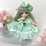 桜ワンピースセット<御衣黄>