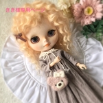 羊毛フェルト　ブライス用くまちゃんポシェットセット
