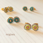 小さなエスニック風ピアス