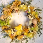 natural easter wreath