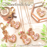 🌸ご縁出品🌸ハート桜チャーム🌸