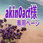 akin0act様専用ページ