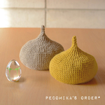 【pecomikaさまオーダー品】Purewool どんぐり帽子♡ （milk tea & mustard）