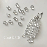 clear beads8ミリ20p