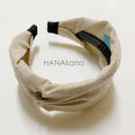 ✳︎しあわせカチューシャ™️アシメ✳︎麻✳︎痛くならないカチューシャ✳︎幅広カチューシャ✳︎HANAkana✳︎商標登録出願中