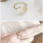 リング　指輪　ゴールド　マットゴールド