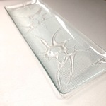 浮き草　　長皿　昭和レトロガラス　アンティーク　型ガラス　もったいないをカタチに　思い出と一緒に