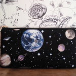 スペースファンタジー ペンケース フラットワイド　宇宙
