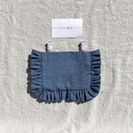 再入荷❁デニムBフリル移動ポケット　L（L.BL）