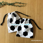 Pumehanaさまご依頼品サッカーボール柄給食袋