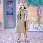 ジェニーちゃん服＊ワンピース風スプリングコート