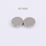 送料無料  12套  マスクピアスマグネット金具 5mm ロジウム（12セット） M7468