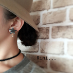 【SALE】ダブルスター＊ノンホールイヤリング＊星