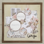 スクラップブッキング  12インチ完成品  love you