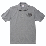 【送料無料】【新品】THE DARTH FACE ダースフェイス ポロシャツ  パロディ おもしろ グレー メンズ サイズ プレゼント