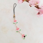 桃饅頭の「桃園結義」ストラップ　
