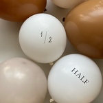 ハーフ印字バルーン💭