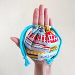 手のひらサイズの巾着袋　 ちいさな巾着袋   数珠袋 　【新幹線】  