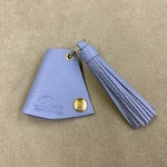 Italian leatherキーチャーム❗️フリンジタッセル付