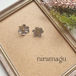 再販✴︎フラワーチタンピアス