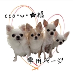 cco・‿・★様　専用ページ
