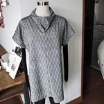 紬のチュニック 襟元デザインおしゃれ￥3500→￥3000お値下げしました。