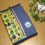 【送料無料】ティッシュ＆マスクケース☆ミミズク⑧