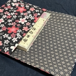 桜満開(ブラック)＊御朱印帳入れ