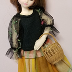 袖ふんわり トップス・ドール服.リカちゃんブライスの洋服