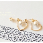 cottonpearl＊LOVE　ピアス　