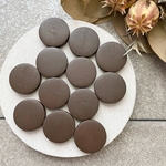 8pcs Handmade* 資材 B21-34 wood coin beads