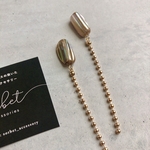 brown shell × ball chain