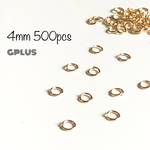 送料無料 【500個 マルカン4mm 】 丸カン　パーツ