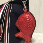 財布　たい焼き　レザー　コインケース