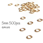 送料無料 【500個 マルカン5mm 】 丸カン　パーツ